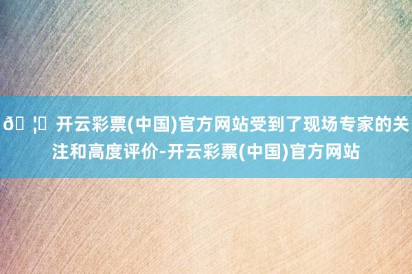 🦄开云彩票(中国)官方网站受到了现场专家的关注和高度评价-开云彩票(中国)官方网站