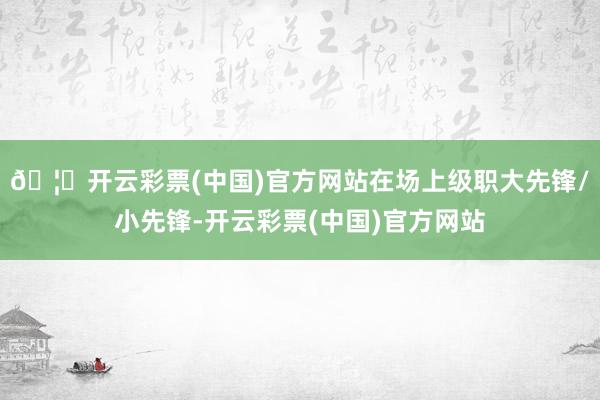 🦄开云彩票(中国)官方网站在场上级职大先锋/小先锋-开云彩票(中国)官方网站